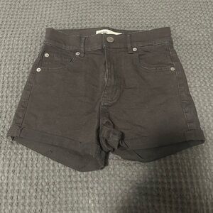 Garage Black Denim Shorts​